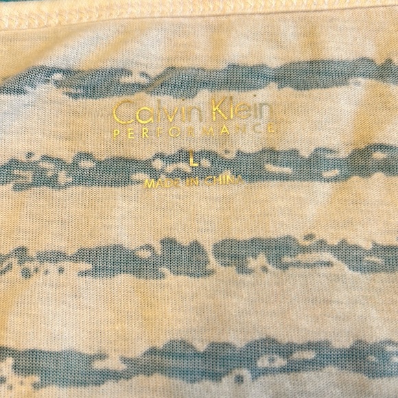 Calvin Klein Performance Women’s Ombré Short Sleeve Pullover T-shirt Top Large - Picture 9 of 13